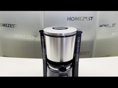 Homezest CM-338Bの家のガラスやかん12個のコップ電気フィルター コーヒー機械